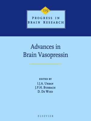 cover image of Advances in Brain Vasopressin